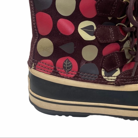 Sorel Women's Size 8 Purple Winter Faux Fur Lined Winter Boots NL1557-207 - Picture 3 of 15